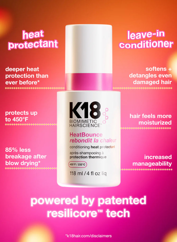 k18 heat protectant at reverie salon 