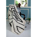 Grayscale Diamonds Throw Blanket